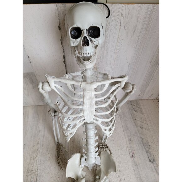 Halloween hanging skeleton prop home decor bone rib cage - Picture 4 of 12